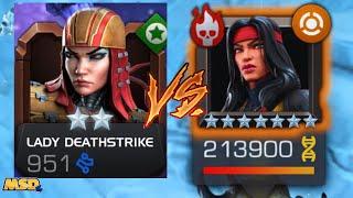 2-Star Lady Deathstrike Solos Dani Moonstar! Winter of Woe Week 4