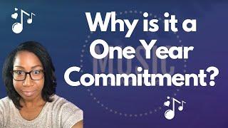 Why The One Year Commitment at Music by Mevonnie?