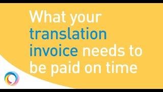 The 9 key items your translation invoice must include