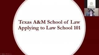 Texas A&M Law School - UTA Pre-Law Society Admissions Presentation