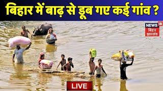 🟢LIVE : बिहार में बाढ़ से डूब गए गांव-के-गांव ! | Bihar Flood News | Weather News | Koshi | Gandak