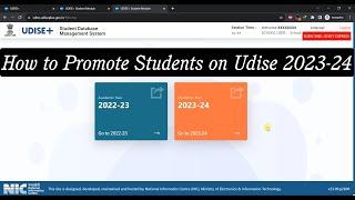 How to Promote Students on Udise 2023-24