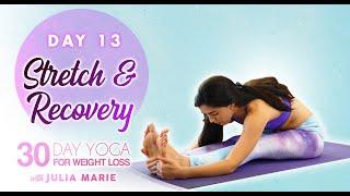 30 Day Yoga with Julia Marie  Relaxing Rest Day Stretch to Help You Manage Stress & Pain | Day 13