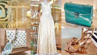 Shopping in Milan: LV, ELIE SAAB, BULGARI, MAX MARA, DAMIANI, VERSACE.... Luxury Shopping Vlog 2024.