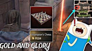 Gold and Glory - I got TREASURE CHAMPION CHESS in dungeon