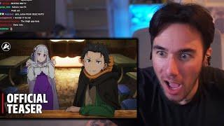 RE ZERO SEASON 4 TRAILER (REACTION)