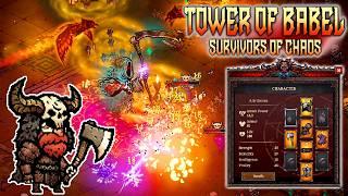 NEW Diablo Inspired Horde Survivor is Amazing! | Tower of Babel Survivors of Chaos