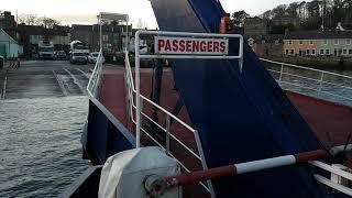 Strangford ferry arriving at Strangford