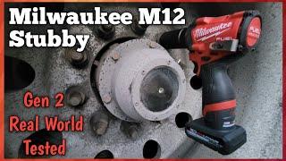 Milwaukee M12 Gen 2 Fuel Stubby Impact. 2563-20 Real World Tested & Battery Tip.