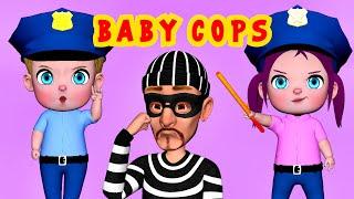 Baby Cops | Farfasha TV Kids Rhymes & Songs