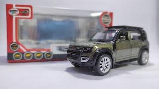 Unboxing Land Rover Defender 110 l 1:43 Scale l Diecast car garage