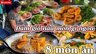 Món ngon đãi tiệc đám giỗ 8 món ăn tại quận 6  lẩu cá tầm chua cay , tôm hoàng kim .......