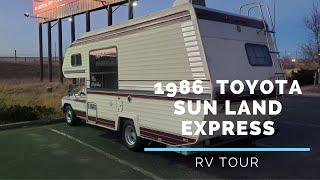 1986 Toyota Sun Land Express - RV Tour