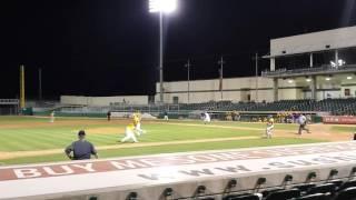 Ulises Nunez surprise bunt vs LBJ at Unitrade Stadium 2016