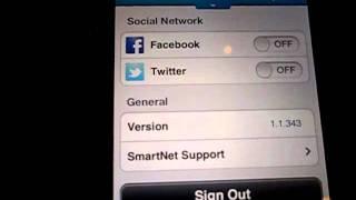 Smart Communications' SmartNet for iOS in Action - Hands-on Demo on iPhone 4S