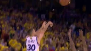 Stephen Curry's from Way Downtown to Tie the Game  Cavaliers vs Warriors   Game 7 2016 NBA Finals