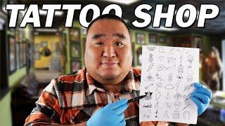 ASMR | Realistic Tattoo Shop | Full Experience