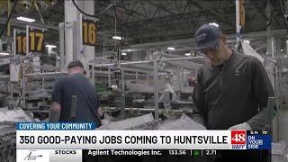 Toyota Alabama to expand production with 350 new jobs in Huntsville plant