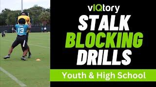 Stalk Blocking Football Drills For Wide Receivers