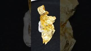 Dissolving gold in mercury