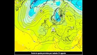 METEO fino al 3 settembre 2024 e la tendenza successiva