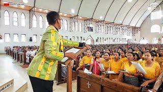 SENANDUNG PUJIAN (Lagu Komuni) - Koor Lingkungan Sta.Maria Ratu Pencinta Damai || Minggu Paskah 2023