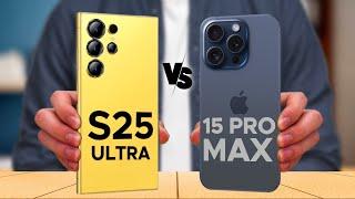 Samsung Galaxy S25 Ultra Vs iPhone 15 Pro Max