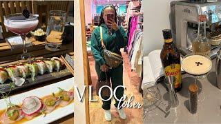 VLOGTOBER| SOLO DATE, SHOPPING| JUST CALL ME A MIXOLOGIST... THEEE BEST ESPRESSO MARTINI!