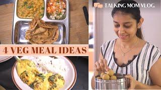 4 QUICK VEGETARIAN MEAL IDEAS | Meal ideas for busy days | What I cooked this week | Indian Food