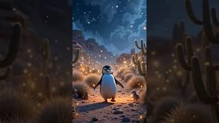 A Penguin's Magical Cosmic Journey Discovery! #shorts #penguin