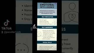 Emotional intelligence improves  when you are self regulated, self aware, and socially conscious