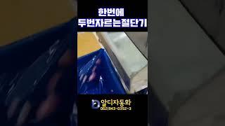 [알디자동화] 한번에두번자르는절단기