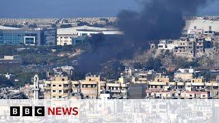 Israel strikes Lebanon's capital Beirut for first time in five days | BBC News