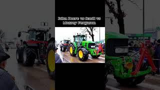 New holland vs massey Ferguson tochan and John Deere vs fendt #automobile #tractorpulling