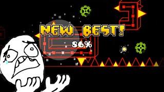 Geometry Dash Demon (Hard) - Nine Circles - by Zobros