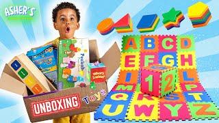 Unboxing New Toys for Learning    | Asher's Learning Adventures