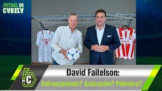 David Faitelson, nuevo enfrentamiento con Ricardo Peláez frente a las cámaras.