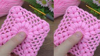 wow!! new model!!! I made a crochet motif, both easy and very stylish!! let's watch #crochet