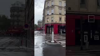 Walking in Paris on a Rainy Day