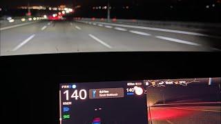 Model Y SR 140 km/h şarj zamanı İzmir otobanı canlı Engin Ozoren kanalı canlı yayında