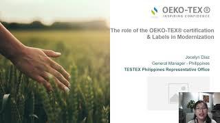 TESTEX presents "Sustainability Solutions: OEKO-TEX® Certifications & Labels in Modernisation