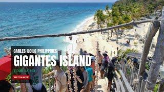 WALK TOUR WHITE BEACH GIGANTES ISLAND   CARLES ILOILO PHILIPPINES 4K