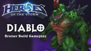 Heroes of the Storm: Diablo Bruiser Build Gameplay