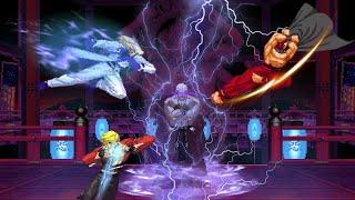 True Nightmare Geese vs Rock Howard, Grant and Kain R.Heinlein l Fatal Fury X Mark of the Wolf