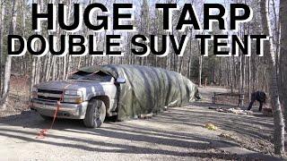 Huge Double SUV Tarp Tent Camping