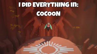 I did EVERYTHING in Cocoon