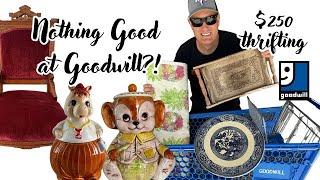 Nothing Good At Goodwill?!  Thrifting For Home Decor for Resell