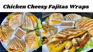 Chicken Wraps - How to make Chicken Fajitas Easy in Minutes - Quick & Simple Recipe!