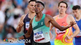 Yared Nuguse edges out Hobbs Kessler for 1500m semifinal win at Olympic Trials | NBC Sports