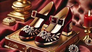 Step into Elegance The Luxor Starr Luxury Shoe Collection, Glamorous pearl-encrusted shoes